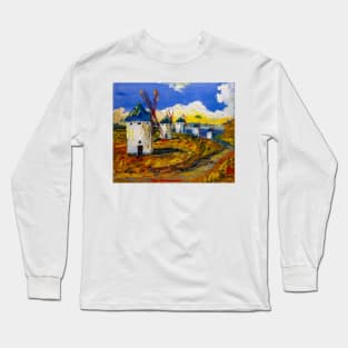 Windmills of La Mancha Long Sleeve T-Shirt